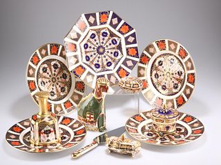 A COLLECTION OF ROYAL CROWN DERBY IMARI, including limited 