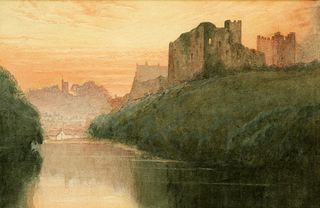 WILLIAM BROWN TURNER (FL. 1920S), RICHMOND CASTLE BY THE SW