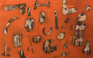 Ernest Trova - Orange Abstraction, 1959