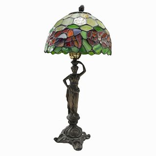 Antique Mosaic Table Lamp