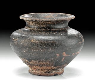 12th C. Khmer Angkor Glazed Jar, ex-Museum
