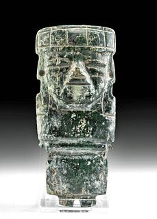 Fine Teotihuacan Serpentine Standing Female