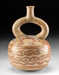 Moche / Salinar Pottery Vessel w/ Ai Apec, ex-Museum