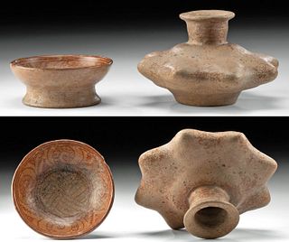 Colima and Mixtec Pottery Vessels - Ex Museum