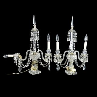 Pair of Candelabra lamps