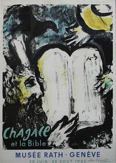 Marc Chagall - Chagall et la Bible Musee Rath Poster