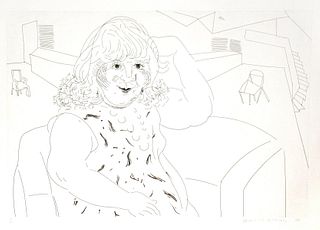 David Hockney - Ann in the Studio