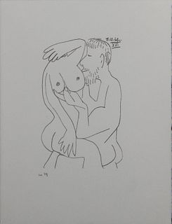 Pablo Picasso - Untitled (8.10.64.XVI)
