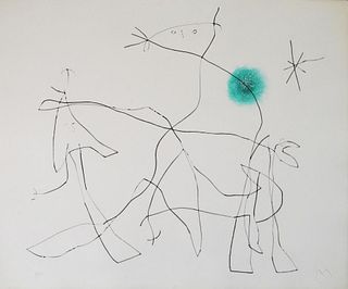 Joan Miro - Untitled XII from "Flux de l'Aimant"