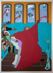 Jacob Lawrence  - And God created all the fowls of the