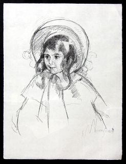 Mary Cassat -  Sara Wearing her Bonnet and Coat