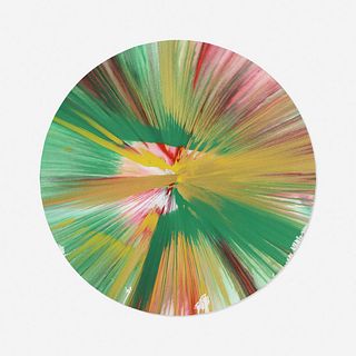 Damien Hirst - Circle Spin Painting