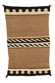 Diné [Navajo], Saddle Blanket, ca. 1940