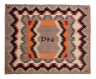 Diné [Navajo], Single Saddle Blanket, ca. 1925