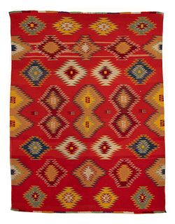 Diné [Navajo], Germantown Child's Blanket, ca. 1865-1875