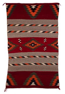 Diné [Navajo], Saddle Blanket, ca. 1890