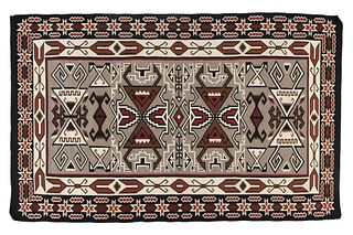 Diné [Navajo], Teec Nos Pos Textile, ca. 1980