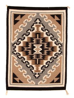 Diné [Navajo], Roselyn Yazzie, Two Grey Hills Textile
