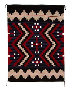 Diné [Navajo], Yolanda Nez, Contemporary Chief's Blanket