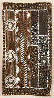 Australia, Bathurst Island, Tiwi Clan, Aboriginal Bark Painting