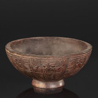 French Polynesia, Marquesan Islands, Carved Wood Bowl, ca. 1860-1880