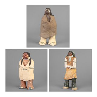 Cree, Glen La Fontaine, Group of Three Figures