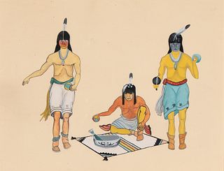 Unattributed, Untitled (Pueblo Ceremony), ca. 1930