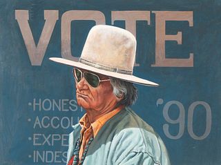 Irving Toddy, Navajo Voter, 1990