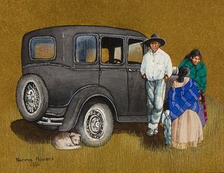 Norma Howard, Untitled (Family with Truck), 1999