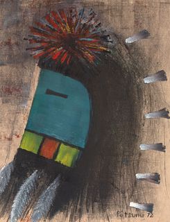 Geronima Cruz Montoya [P'otsunu], Kachina Mask, 1972