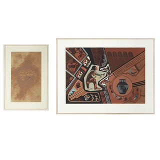 Charles Lovato, Group of Two Works on Paper