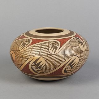 Hopi, Fannie Nampeyo, Polychrome Migration Pattern Bowl