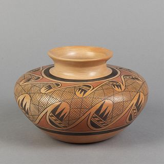 Hopi, Fannie Nampeyo, Polychrome Migration Pattern Jar