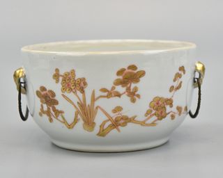 Chinese Gilt Porcelain Bowl, ROC Period