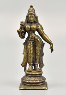 Indian Bronze Buddha of Tara, 17th C.