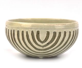 Chinese Cizhou Deep Carved Bowl, Song Dynasty