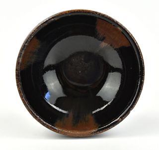 Small Cizhou Type Black Glazed Russet Bowl, Yuan D