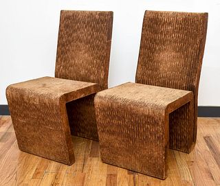 Frank Gehry Postmodern 'Easy Edges' Chairs, Pair