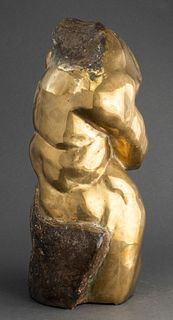 Michael Shacham Large Bronze Figural Sculpture
