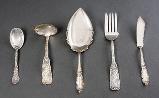 Gorham Sterling Silver Serving Pieces, Group of 5
