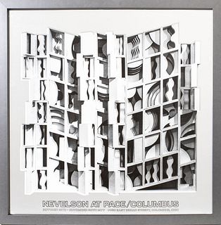 Louise Nevelson at Pace Columbus (Silver), 1977
