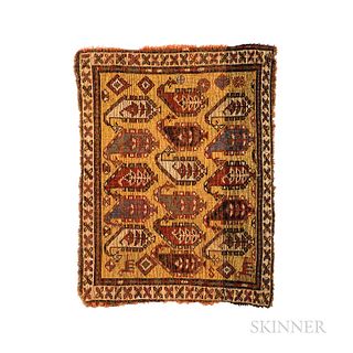South Caucasian Rug Fragment, c. 1890, 2 ft. x 2 ft. 8 in.