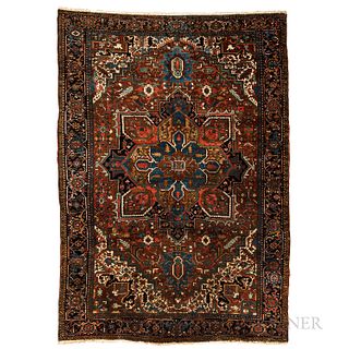 Heriz Carpet, Iran, c. 1920, approx. 8 ft. x 11 ft.
