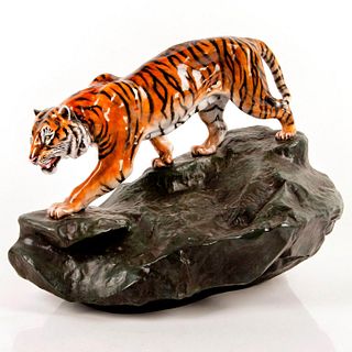 Royal Doulton Prestige Figurine, Tiger On Rock HN2639