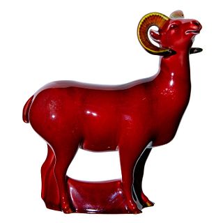 Prototype Royal Doulton Flambe Figurine, Mountain Sheep