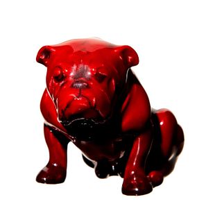 Royal Doulton Flambe Figurine, Bulldog HN881