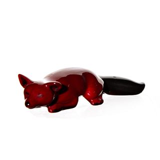 Royal Doulton Flambe Figurine, Fox, Stalking HN147A-1