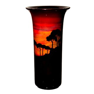 Royal Doulton Sung Flambe Vase, Horizon, Noke