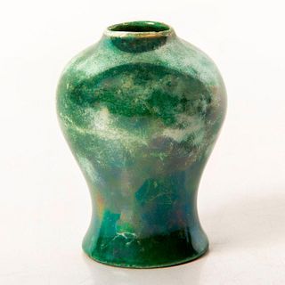 Royal Doulton Mini Porcelain Vase with Emerald Lustre