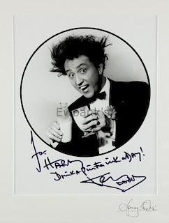 Ken Dodd, English Comedian, Four photographs, four inscribed with messages from Ken Dodd to Harry Go